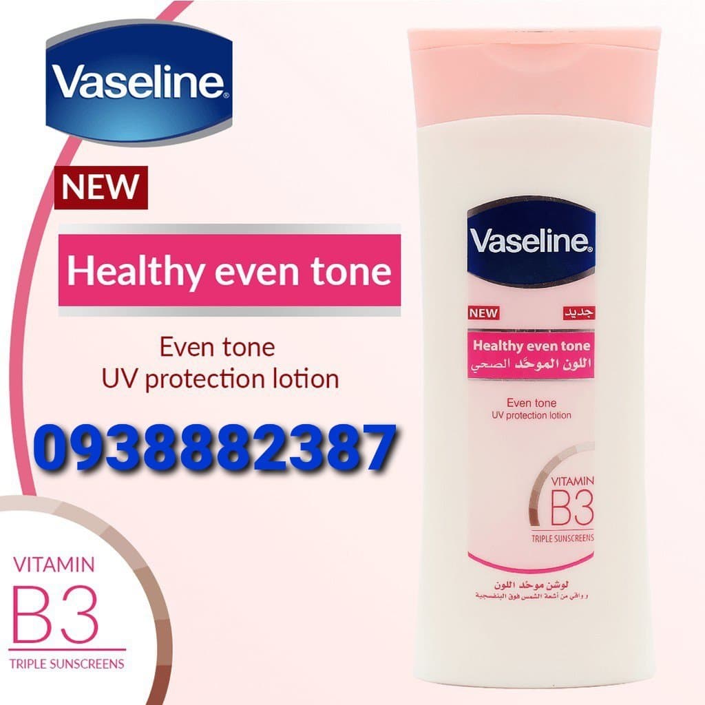 [HCM]Sữa Dưỡng Thể Trắng Da Vaseline Thái Lan-Chai Hồng 400ml-Date 2024-Kho Sỉ Nét Việt