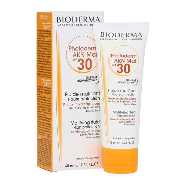 [HCM]Kem chống nắng dành cho da hỗn hợp da dầu và da mụn Bioderma Photoderm AKN Mat SPF30 - 40ml