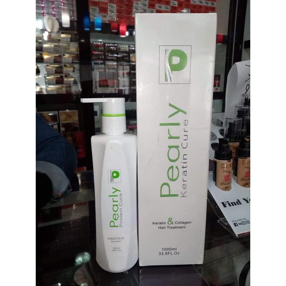 Xịt dưỡng tóc Pearly Keratin Cure Leave In Conditioner 300ml