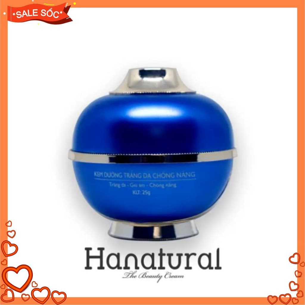 [HCM]Kem Dưỡng Trắng Da Chống Nắng Hanatural 25g