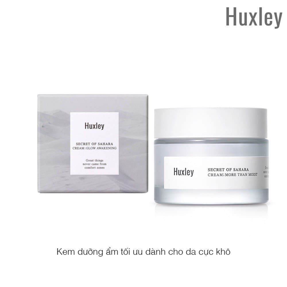 Huxley Kem Dưỡng Ẩm Tối Ưu Chiết Xuất Xương Rồng Cream More Than Moist 50ml