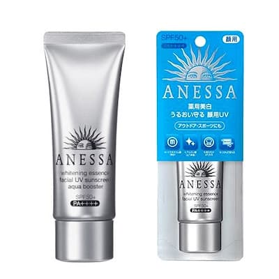 Kem chống nắng làm trắng da Shiseido Anessa Whitening Essence Facial SPF50+ 40g (JAPAN)