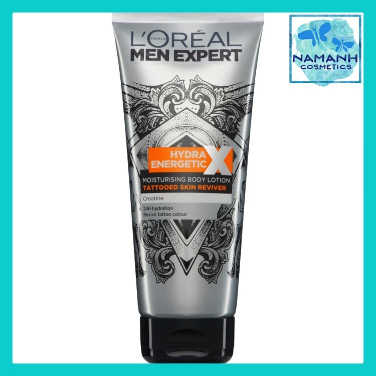 Sữa dưỡng cho da xâm LOreal Men Expert Hydra Energetic Tattoo Reviver Lotion 200ml