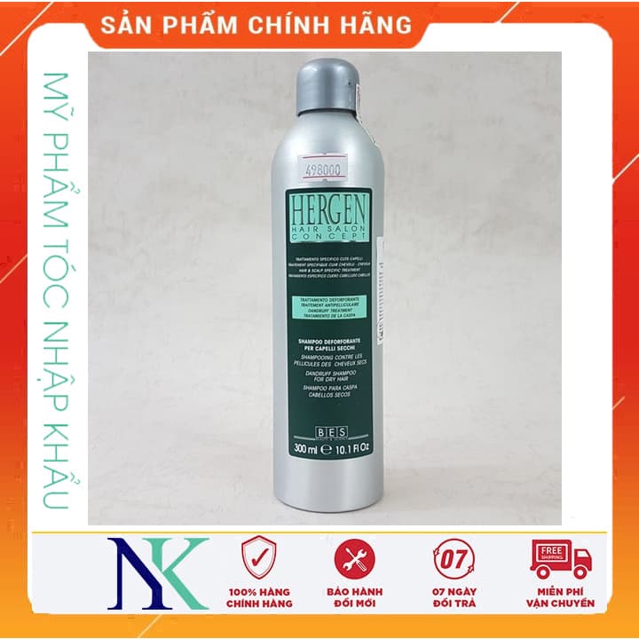 [HCM]Dầu Gội Bes Hergen  Gàu Cho Tóc Dầu 300Ml