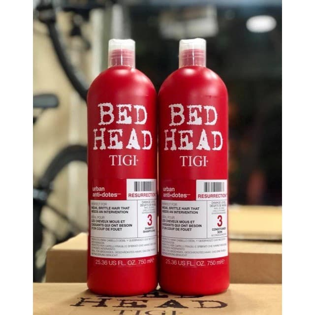 BỘ DẦU GỘI TIGI PHỤC HỒI CHUYÊN SÂU Bed Head Rehab For Hair 750ml MÀUĐỎ Frorence86 Store