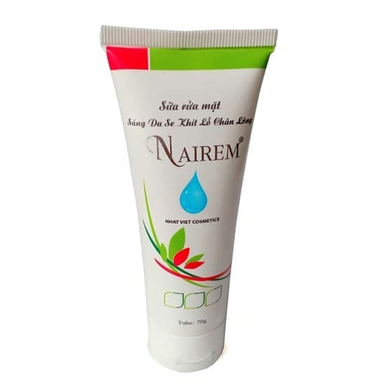 [70g] Sữa rửa mặt sáng da se khít lỗ chân lông NAIREM - Mỹ phẩm Hà Linh