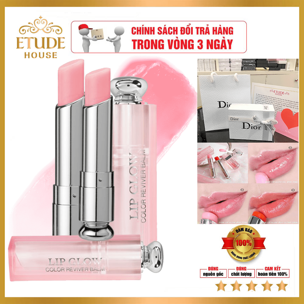 Son Dưỡng Môi Dior Addict Lip Glow mới 2021.tạo độ căng mọng đầy sức sống cho đôi môi.