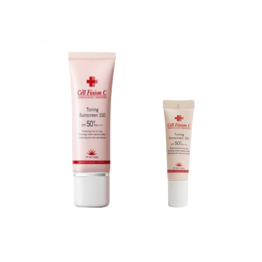Kem Chống Nắng Nâng tone Kiềm dầu Cell Fusion C Clear Sunscreen Màu Hồng 10ML+ 50Ml – Cho Da Dầu Florence Store
