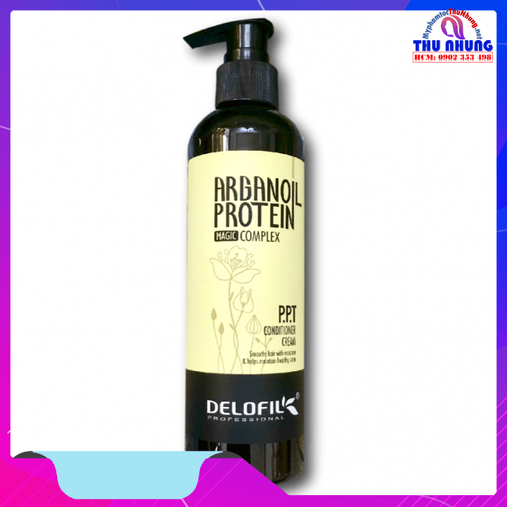 [HCM]KEM DƯỠNG TÓC PPT ARGANOIL PROTEIN DELOFIL 260ML