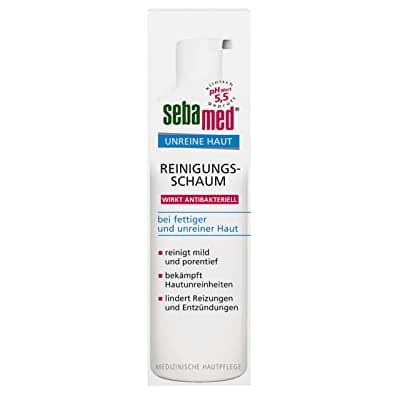 Sữa rửa mặt Sebamed Blemished Skin Cleansing Foam dành cho da nhờn và mụn 150ml - Hàng Đức