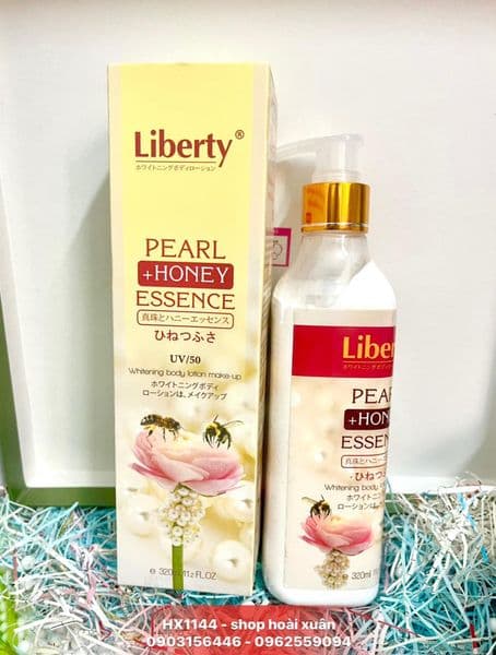 [HCM]Kem dưỡng trắng da toàn thân Liberty sữa Ong Chúa và Ngọc Trai 250ml - HX1144