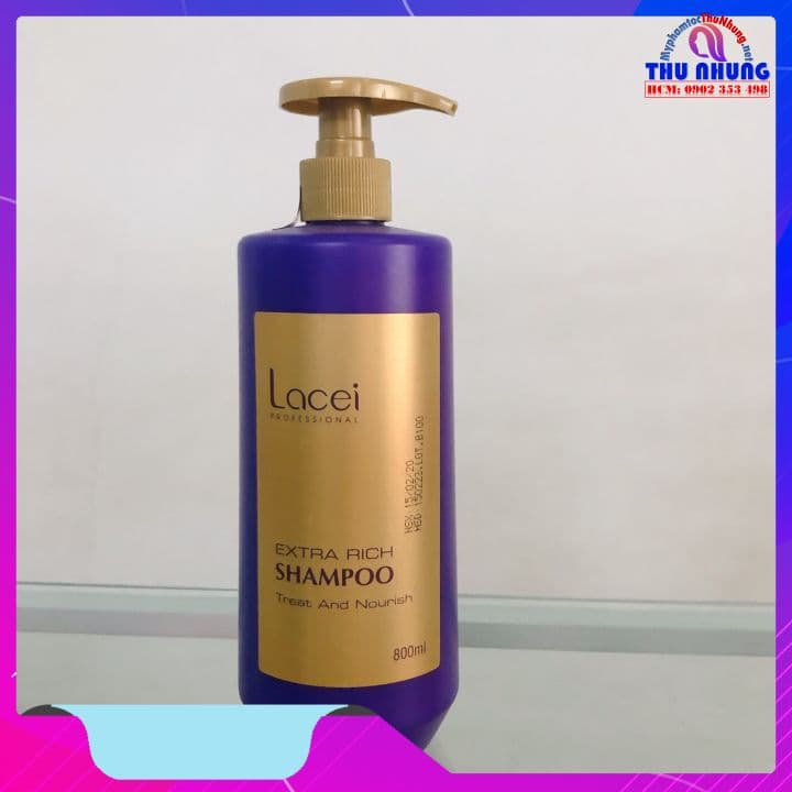 [HCM]Dầu gội Lacei tim cho tóc khô hư tổn 800ml