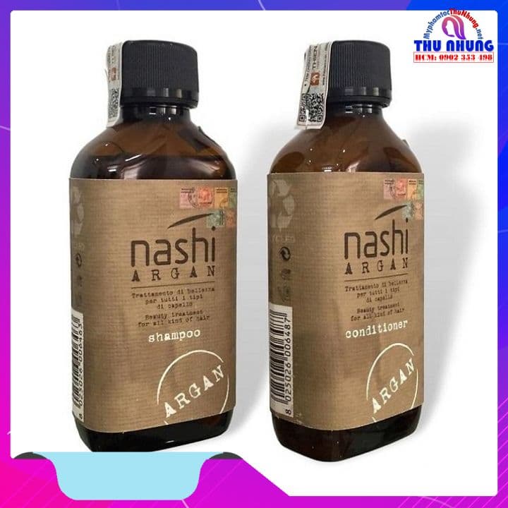[HCM]Bộ dầu gội xa Nashi Argan cho tóc khô hư tổn 200ml