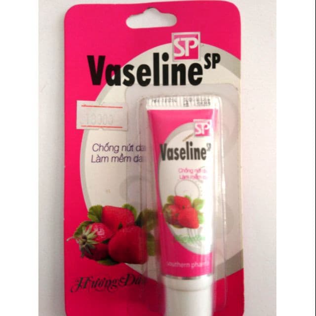 GEL VASELINE DƯỠNG DA MỀM MÔI HƯƠNG DÂU TYPE 10G ( Mát Tay )0