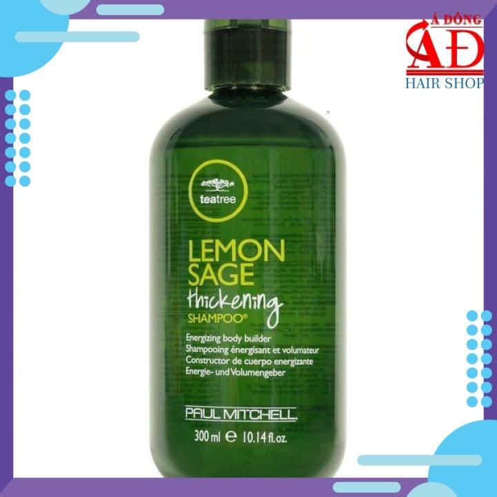 Paul Mitchell Tea Tree Lemon Sage Thickening Mỹ 300ml - Dầu gội cân bằng dầu nhờn