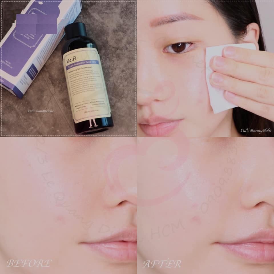 [HCM]Nước hoa hồng Klairs Supple Preparation Facial Toner