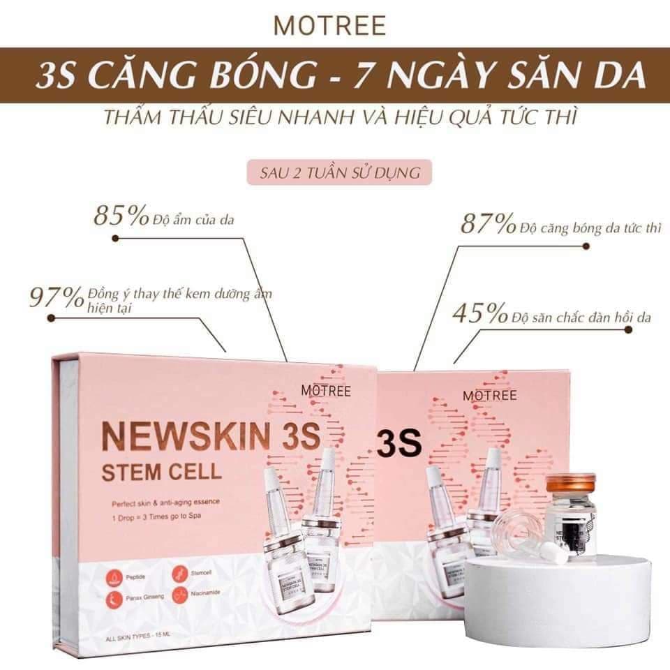 Serum Hack tuổi Motree dưỡng da căng bóng trẻ hóa sau 7 ngày hộp 3 ống