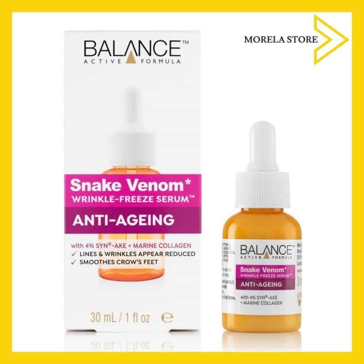 [HCM]Serum chống lão hóa Balance Snake Venom Wrinkle-Freeze với 4% Syn-Ake và Marine Collagen 30ml