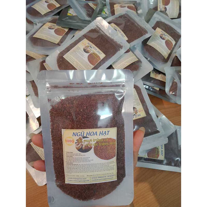 Hạt Ngũ Hoa (Hạt to loại 1) - 100G (Tặng mặt nạ giấy)