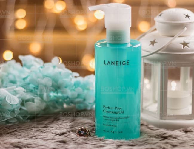 Dầu tẩy trang Laneige Perfect Pore Cleansing Oil  se lỗ chân lông 250Ml kiềm dầu tem lotte