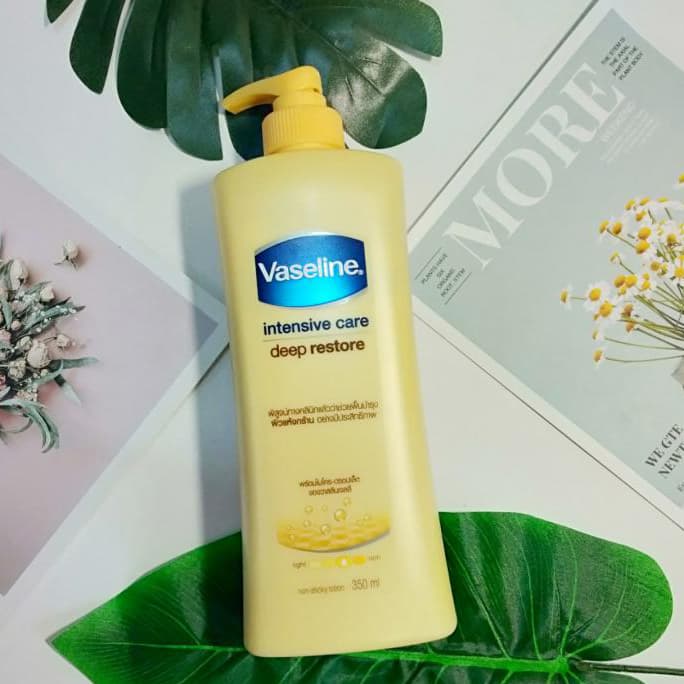 Sữa Dưỡng Thể Trắng Da Vaseline Intensive Care Deep Restore Thái Lan 350ml