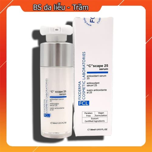 [HCM]Serum Fixderma FCL “C” Scape 25% ✨ FREESHIP ✨ Chống lão hóa toàn diện