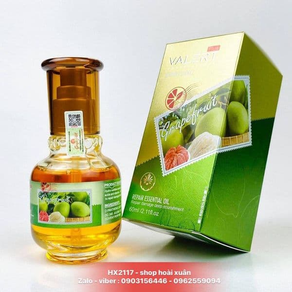 [HCM]TINH DẦU BƯỞI DƯỠNG TÓC KÍCH THÍCH MỌC TÓC làm giảm rụng tóc Grapefruit repair oil 60ml - HX2117