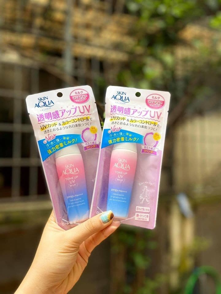 Kem chống nắng Nhật bản Skin Aqua Tone Up UV Milk [40ml] - Kem chống nắng Skin Aqua Tone Up UV Milk