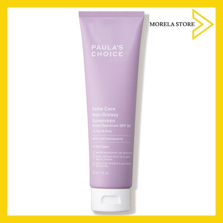 [HCM]Kem chống nắng không nhờn Paulas Choice Extra Care Non-Greasy Sunscreen SPF 50 148ml