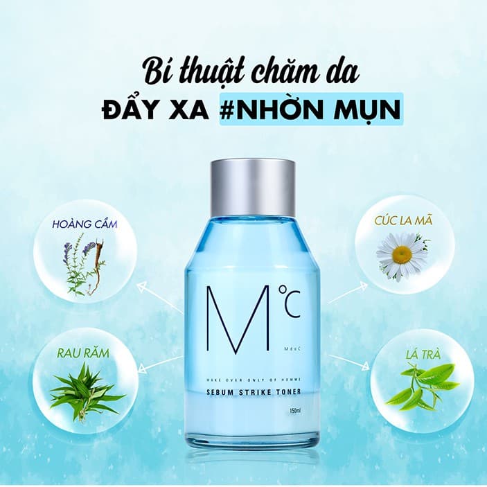 [HCM]Toner kiềm dầu MdoC Sebum Strike Toner 150ml