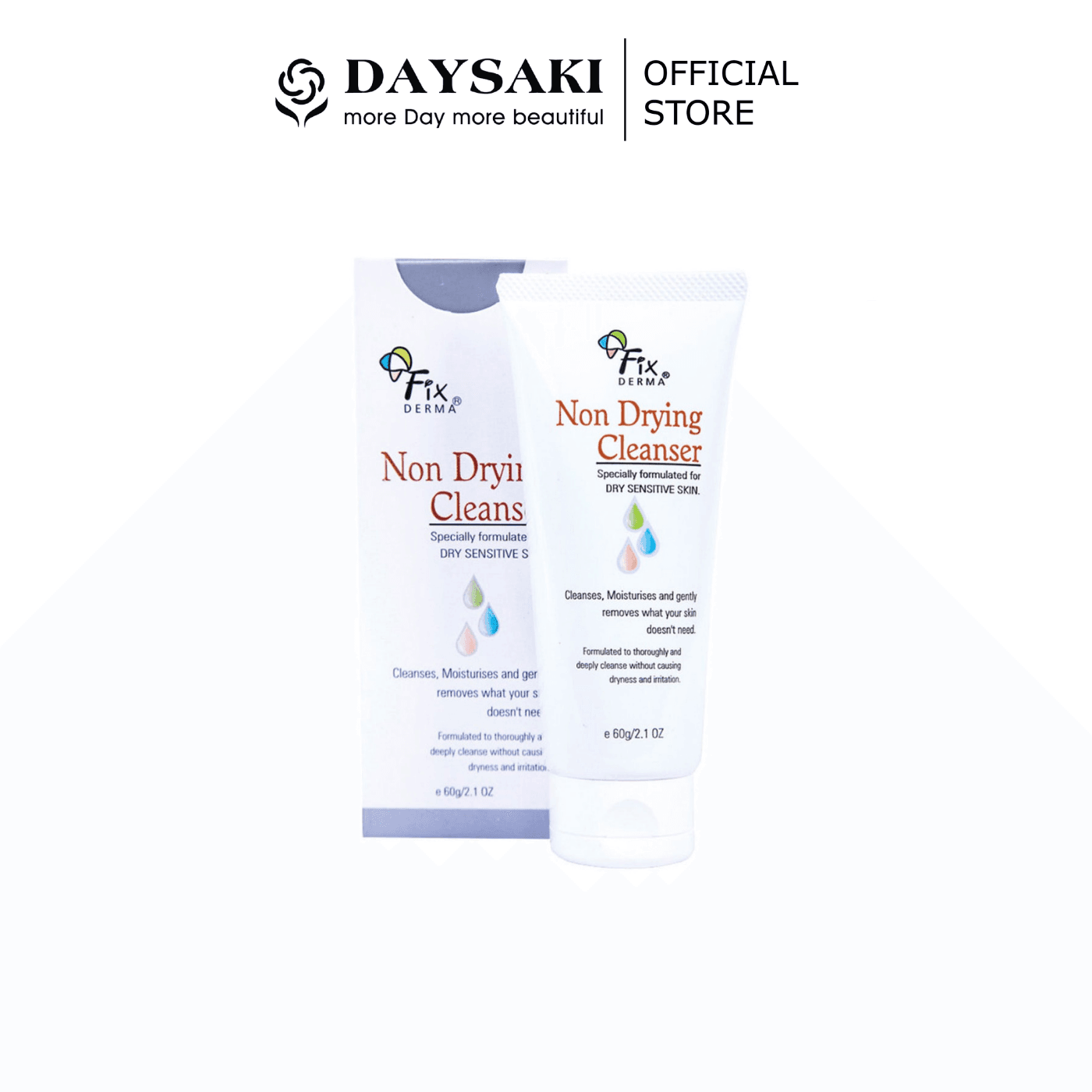 [HCM]Fixderma Sữa Rửa Mặt Cho Da Nhạy Cảm Non Drying Cleanser (60g)