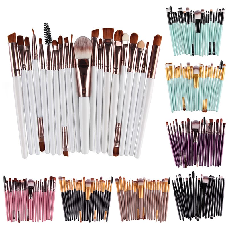 [HCM]【Kiss Belle Shop】20pcs MAANGE Bàn chải trang điểm mắt cọ bóng mắt công cụ làm đẹp Cọ mật ong cọ che khuyết điểm cọ má hồng cọ bóng mắt cọ lông mày và cọ môi cọ nền cọ vẽ đường viền mặt