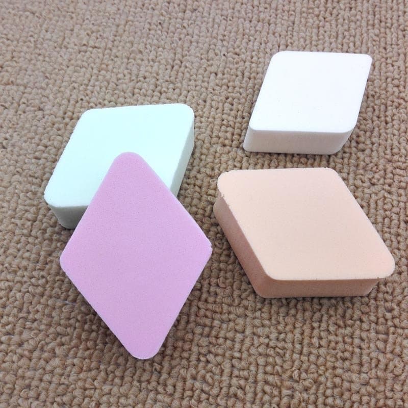 (MUA 1 TẶNG 1) FREE SHIP TOÀN QUỐC) Mút trang điểm hình thoi chất liệu mềm mại  Bông trang điểm Dụng cụ trang điểm (1 bông) (2 bông) (tặng quà trên mỗi đơn hàng)