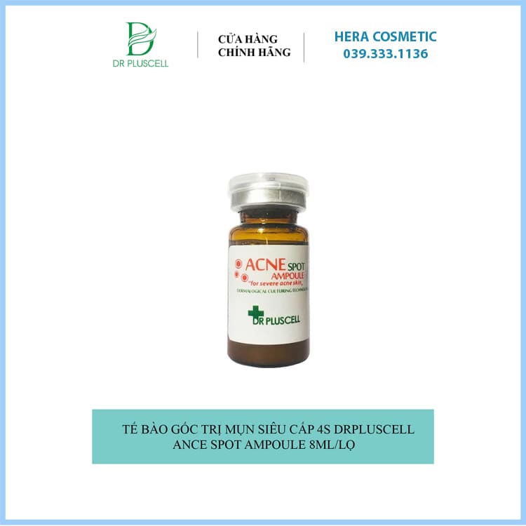 Tế bào gốc mụn mới ACNE SPOT AMPOULE DR PLUSCELL ( Mới ) (1 lọ 8ml)