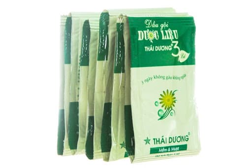 Dầu gội dược liệu Thái Dương 3 Mùi lá - dạng gói