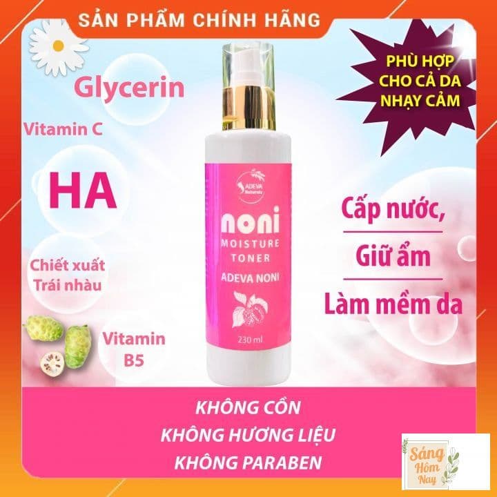 [HCM]ADEVA Noni Toner - Xịt khoáng Trái nhàu không cồn - dưỡng ẩm - 200ml