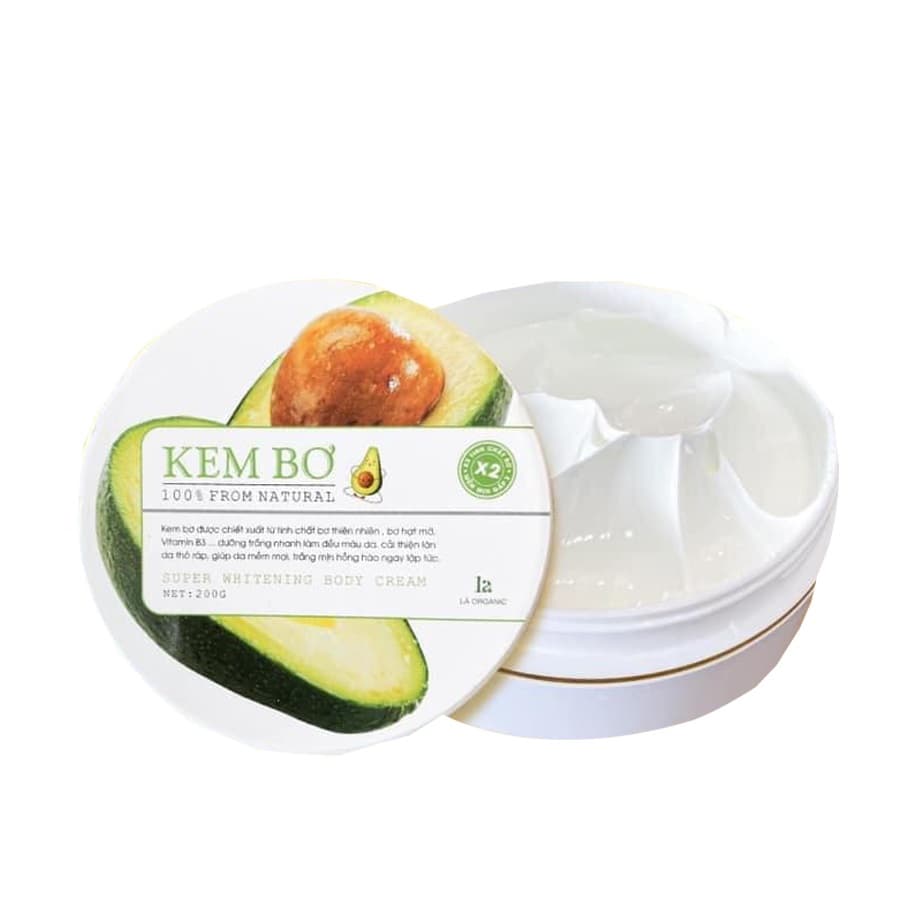 Kem Dưỡng Bơ Cấp Ẩm Dưỡng Da Trắng Mịn 200g