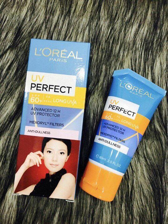 Kem chống nắng bảo vệ da dưới tia UV LOreal Paris UV Perfect SPF50+ PA++++ 60ml