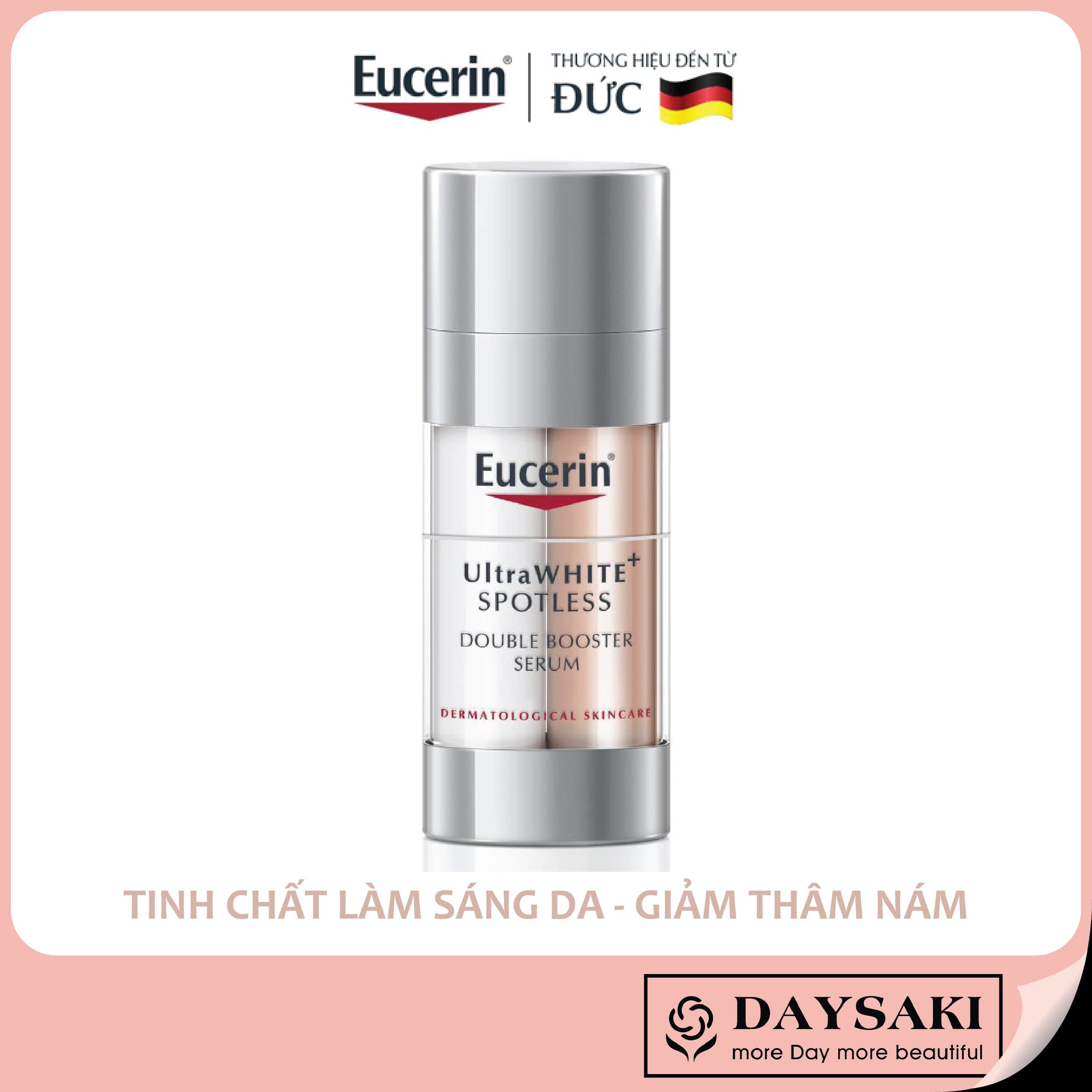 [HCM]Eucerin Tinh Chất Làm Sáng Da & Giảm Thâm Nám Ultra White Spotless Double Booter Serum 30ml