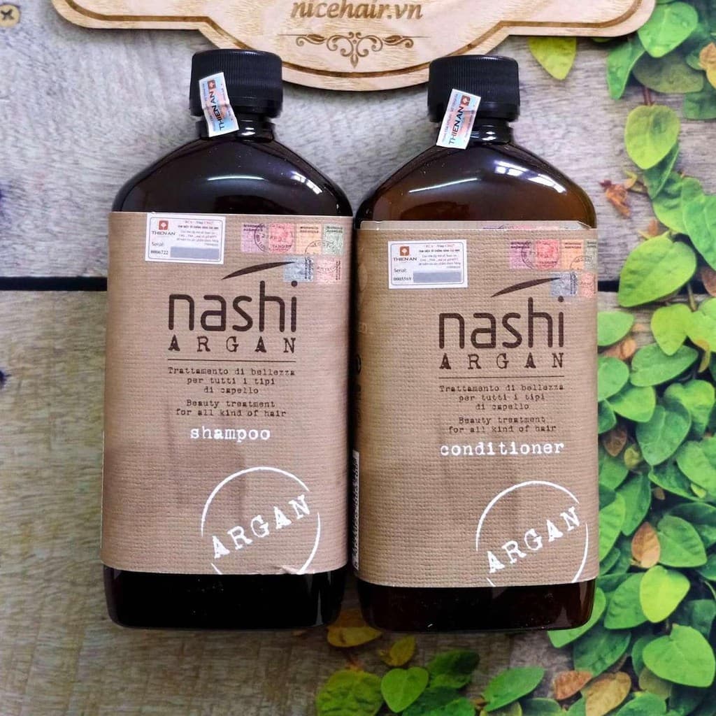 DẦU GỘI XẢ PHỤC HỒI NASHI ARGAN 200ML - 500ML - 1000ML