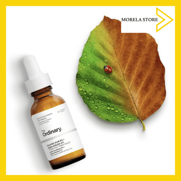 Serum siêu dưỡng trắng da giảm thâm nám kết hợp Vitamin C và Arburin The Ordinary Ascorbic Acid 8%  Alpha Arbutin 2%