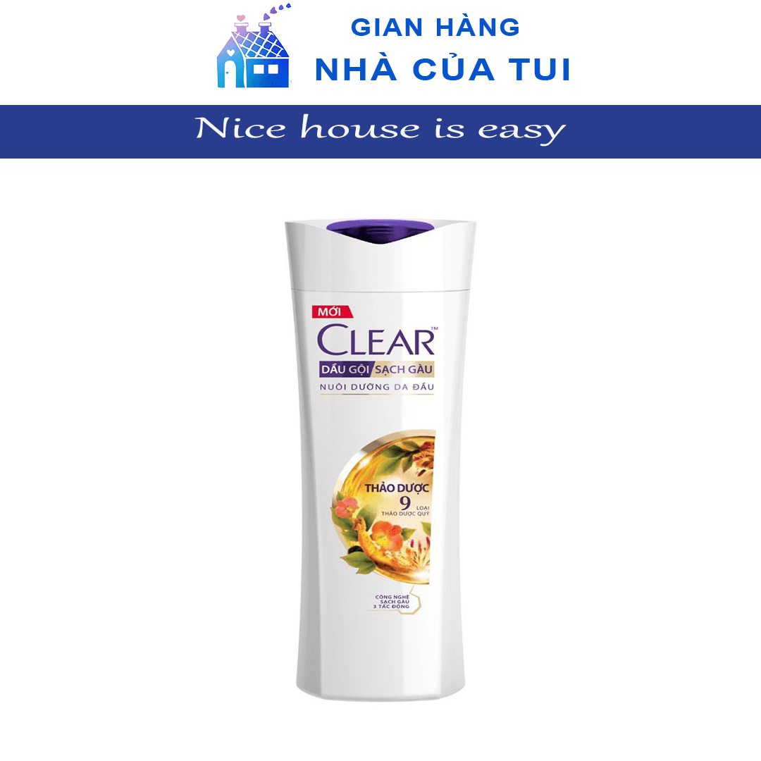 Dầu Gội Clear Chai 140g Dầu Gội Thảo Dược Clear Ngăn Ngừa Dụng Tóc Không Gàu Không Ngứa Loại mới ( 137ml )
