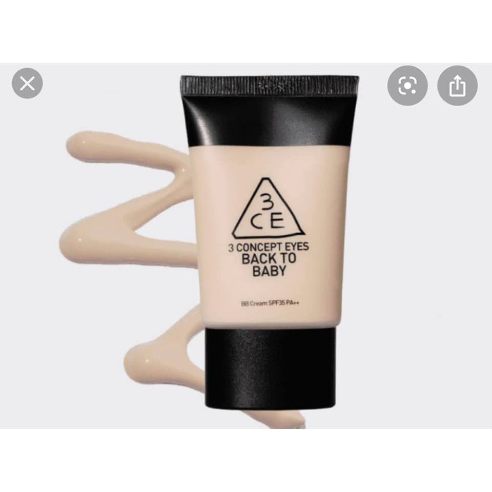 Kem nền BB Cream 3CE Back To Baby