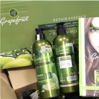 Bộ Dầu Gội Xả Bưởi Ngăn Rụng Tóc Phục Hồi Hư Tổn Grapefruit 850mlx2