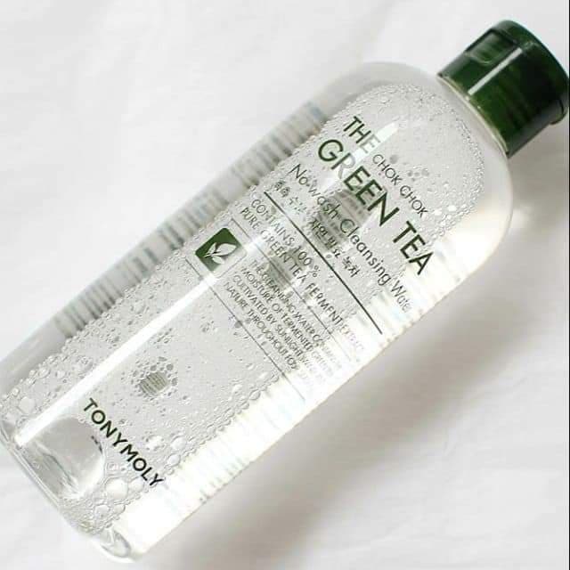 Nước tẩy trang trà xanh TonyMoly The Chok Chok Green Tea No - Wash Cleansing Water 300ml