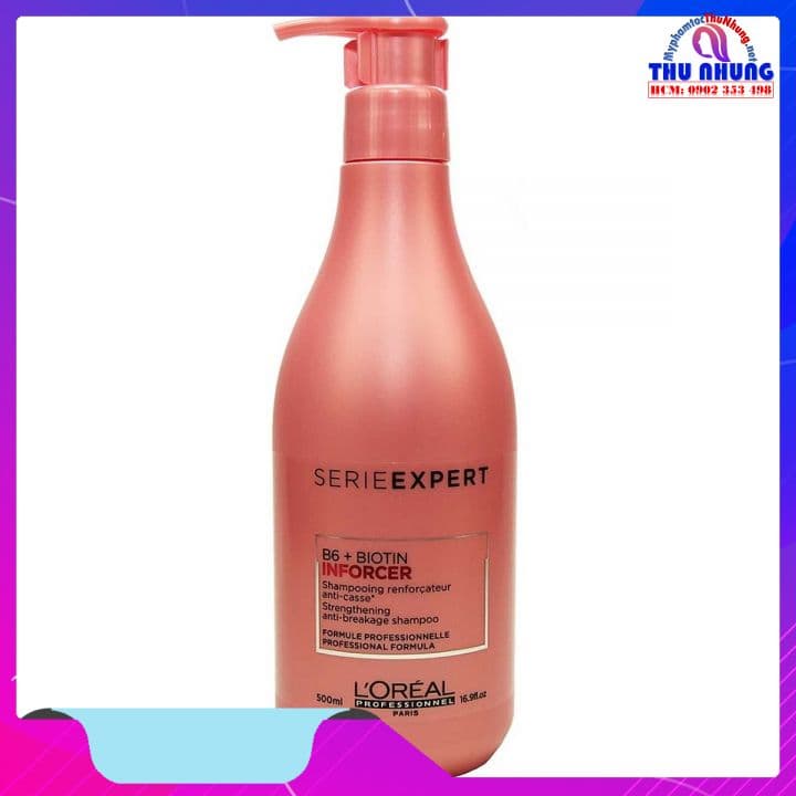 [HCM][LOREAL CHÍNH HÃNG] Dầu gội Loreal Biotin Inforcer phục hồi ngăn gãy rụng 500ml