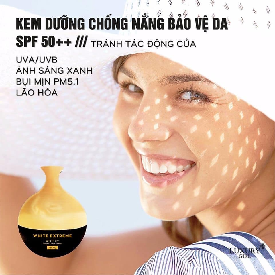 [HCM]Kem Dưỡng Chống Nắng Luxury Girl 30gr