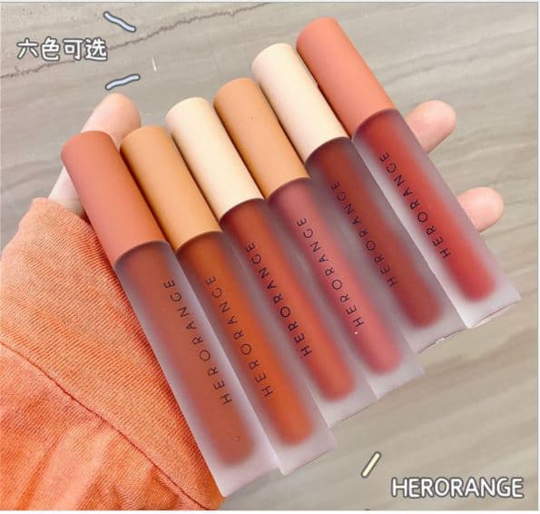 Son Kem Lì Hero Orange Thiết Kế Vỏ Trong Suốt - SIÊU LÌ SIÊU MỊN