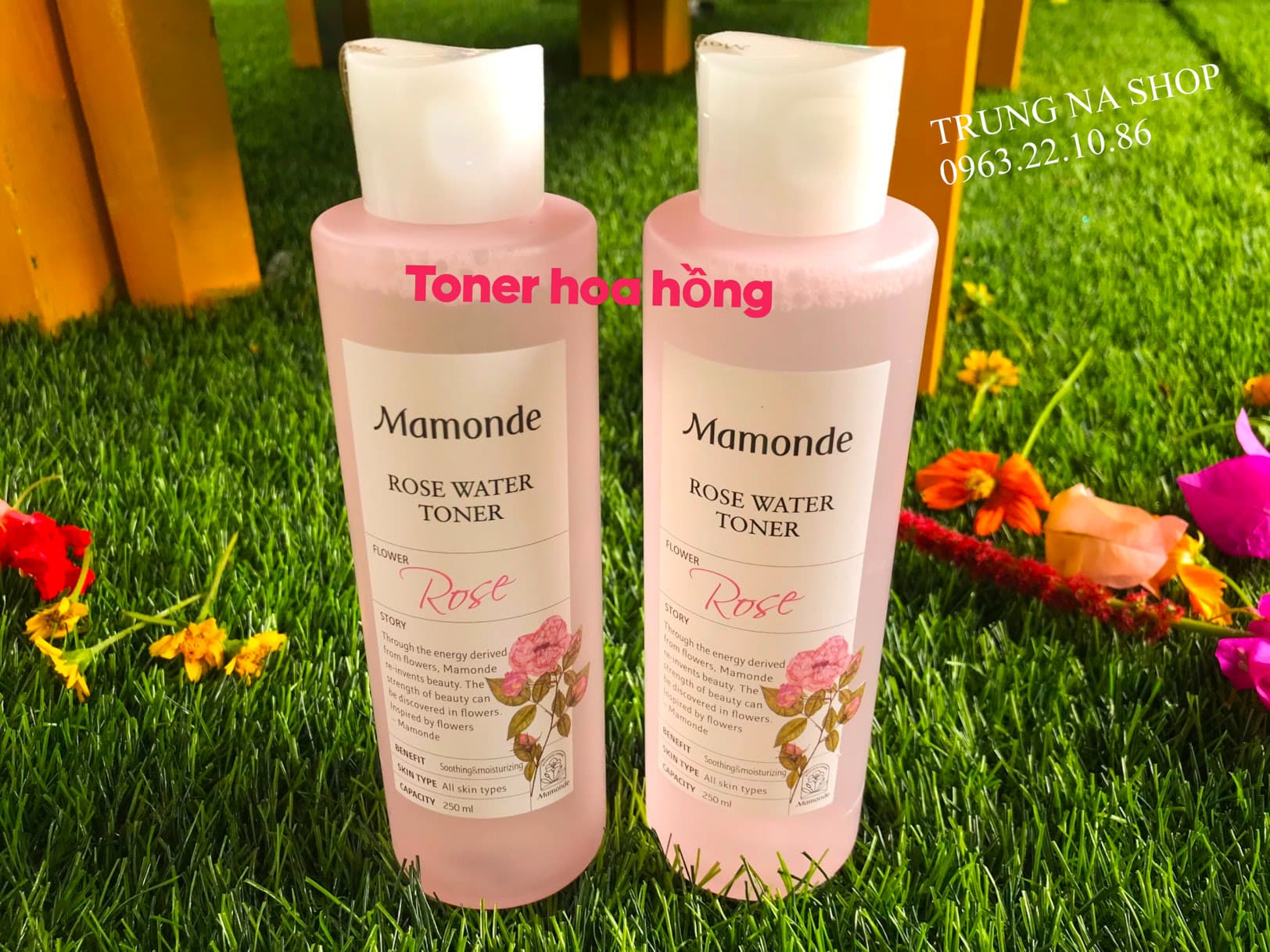 Toner hoa hồng Mamonde 150ml
