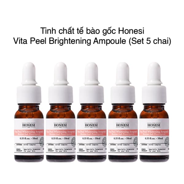Tinh chất tế bào gốc Honesi Vita Peel Brightening Ampoule 10ml
